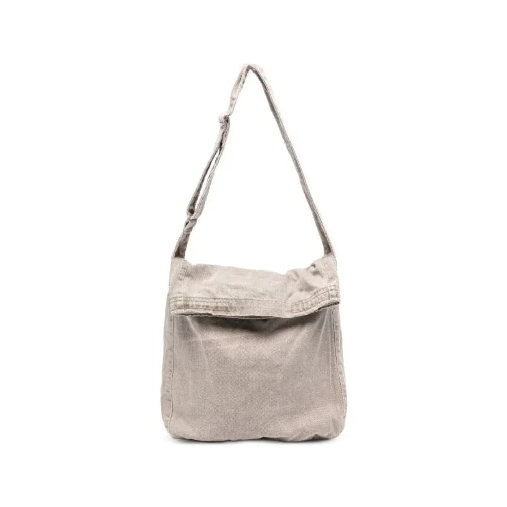 Our Legacy Sling Shoulder Bag Beige Organic Cotton Adjustable Strap NEW